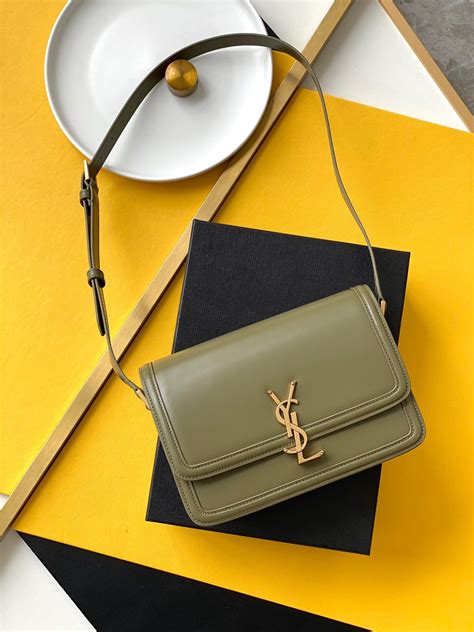 ysl green purse